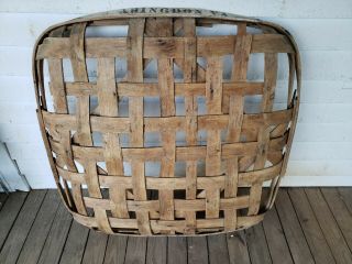 Antique Tobacco Basket From Abingdon Va,  Banner Whse,  Dean Planters