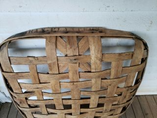Antique Tobacco Basket From Abingdon VA,  Banner WHSE,  Dean Planters 3