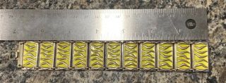 David Andersen Sterling Silver Enamel Bracelet Pin Earrings 74 Grams 3