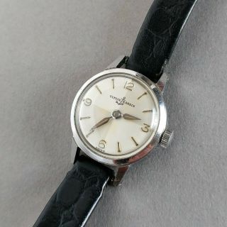 Vintage Ulysse Nardin Chronometer Co.  Stainless 17 Jewels Swiss Ladies Watch