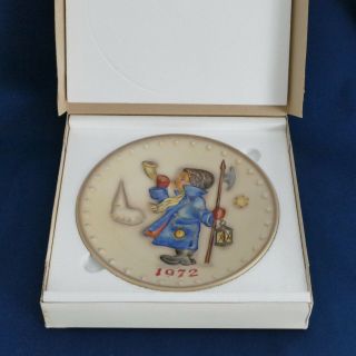 Vintage 1972 Hummel Goebel Annual Collector Plate 7½ " W/box