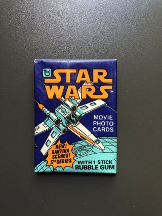1977 78 Topps Star Wars Series 5 Wax Pack