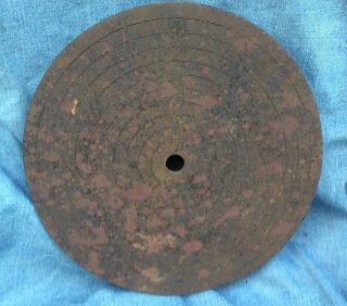 Antique Cast Iron Carnival Shooting Gallery Target Ring The Bell