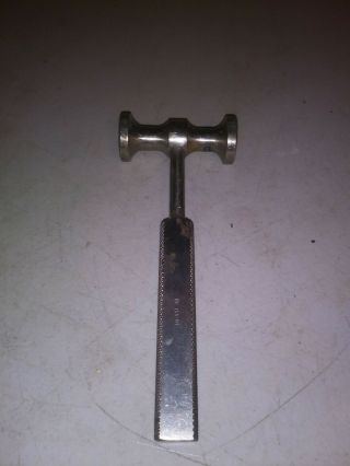 Antique Lead Filled Bone Mallet Hammer Medical Surgical Instrument Agh Or 155 - 01