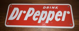 Vintage Dr Pepper Porcelain Sign