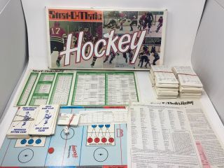 Strat - O - Matic Hockey Board Game Vintage 1980 - 81 21 Teams