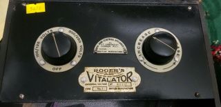 Vintage Violet Ray Wand Machine Rogers Electro Medical Vitalator Electric Shock 3