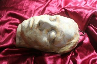 Death Mask Human Young French Woman Face Anatomy Oddity Macabre Morbid