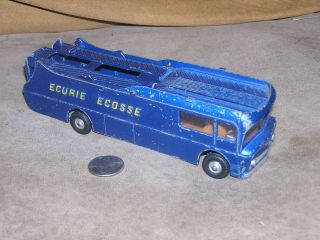 Vintage Corgi Toys Ecurie Ecosse Racing Car Transporter Very Cool Model
