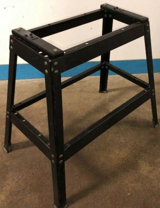 Vintage Delta 28 - 560 16” Motorized Band Saw Stand.  25.  25”x11.  5”x31.  25” Tall