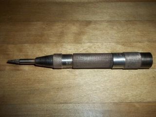 Vintage General Hardware No.  79 Automatic Spring Loaded Center Punch N.  Y.  U.  S.  A.