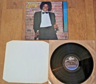 Michael Jackson Off The Wall 1979 Vinyl Record Lp Ex/vg,  Holland R2