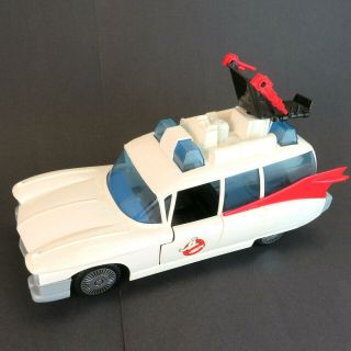 1984 Ghostbusters Ecto1 Ambulance Vehicle W/ Claw & Chair - Vtg 90 