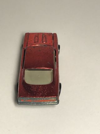 Hot Wheels Red Line 1967 Custom Barracuda Red With White Interior 3