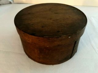 Antique Shaker Kitchen Pantry Cheese Box - Pre 1900 In - 10 In
