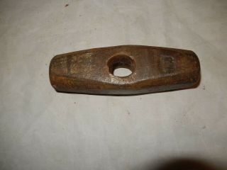 Vintage Atha 3 Lb Blacksmith Sledge Hammer Head - Horseshoe Head Logo