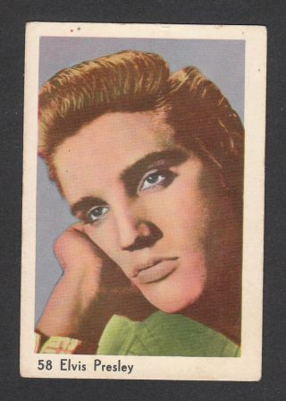 Elvis Presley Vintage 1960s Card From Holland 58