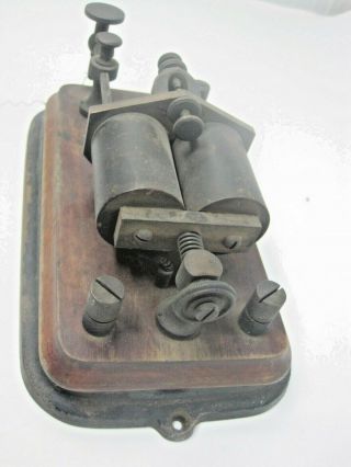 Antique J.  H Bunnell & Co.  Telegraph Sounder Machine York U.  S.  A Morse Code