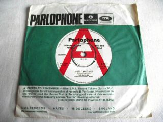 The Shindigs A Little While Back 1965 Parlophone 45 Demo Graham Gouldman