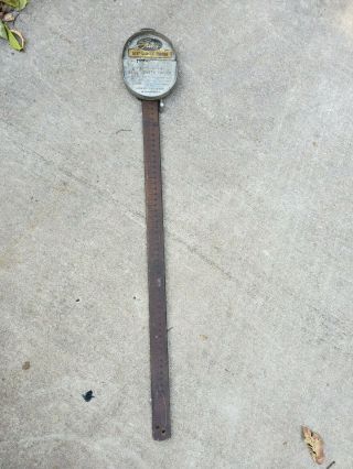Vintage Gates V - Belt Measuring Tool Length Finder Fan Belt Gas Station 32 Ford