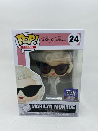 Funko Pop Icons Hollywood Marilyn Monroe 24 Exclusive.  Limited Edition