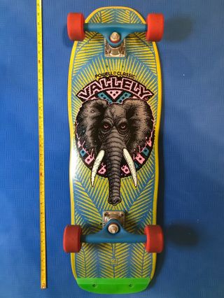 Powell Peralta Mike Vallely ELEPHANT Skateboard,  vintage Tracker trucks,  wheels 2