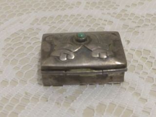 Vintage Taxco Silver Pill/snuff Box 10 Grams