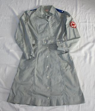 American Red Cross Service Dress Northern Ireland Ww2 Provenance 1944 - 45