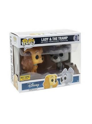 Disney Lady & The Tramp Funko Pop Hot Topic Exclusive 2 Pack