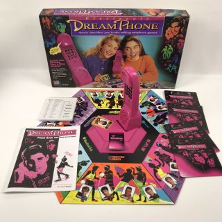 Electronic Dream Phone Vintage 1991 Complete Board Game Milton Bradley