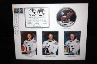 C76 Fdc Apollo 11 Lunar Landing Nasa 12 Photo Set Postal 11x14
