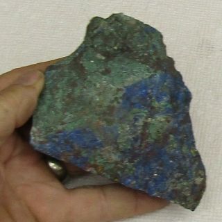 Large Mineral Specimen Of Copper Ore,  Azurite,  From Gila Co. ,  Arizona