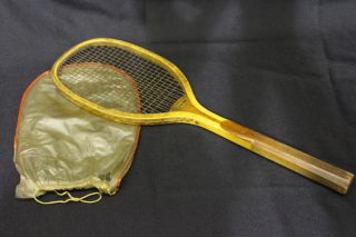 Rev - O - Noc Vintage Tennis Racquet Ca.  1910 With Old Gut Strings Very Good Cond.