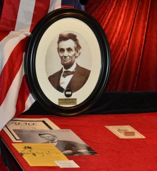 Abraham Lincoln Signed Autograph In His Hand " Said " Frame,  Uacc,  Brick