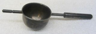 Vintage Brandy Warmer Silver Plated Pm Italy 7 " Long