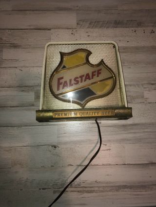 Vintage Falstaff Premium Quality Beer Advertising Lighted Sign