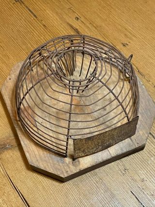 Antique Primitive Bee Hive Mouse Trap