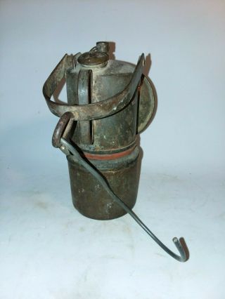 Old miners Lantern antique carbide lamp 3