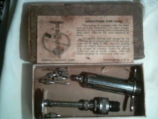 Antique Randall - Faichney Viking Syringe Medical Surgical Instruments & Needles