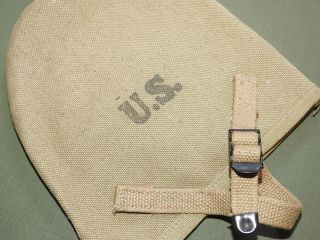 Us Army Usmc Marine Ww2 M - 1910 T - Handle Khaki Shovel Cover N/mint 1942 Vtg Carry