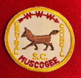 Boy Scout Oa 221 Muscogee R2 Vintage