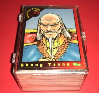 1994 Classic Mortal Kombat Complete Base Trading Card Set (1 - 100)