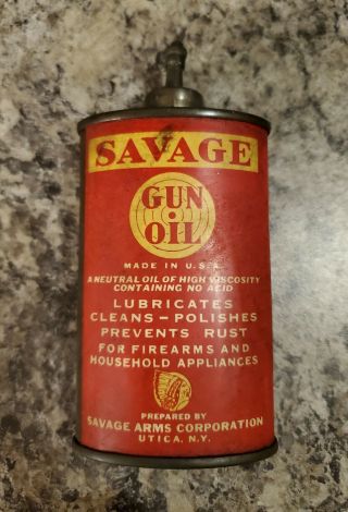 Savage Gun Oil Lead Top Hany Oiler