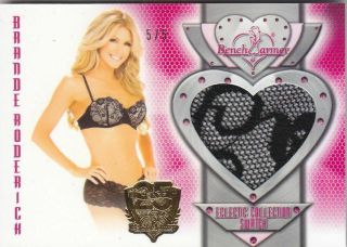 2019 Benchwarmer 25 Years Second Series Brande Roderick Eclectic Swatch Card /5