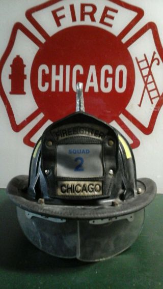 Chicago Fire Department Helmet And Shield