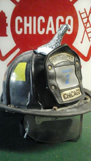 Chicago Fire Department Helmet and Shield 2