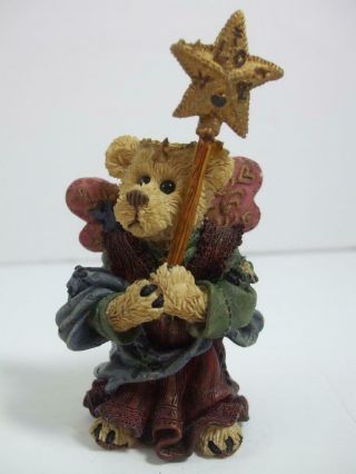 1995 Boyds Bears Nativity Series 4 Serendipity As Guardian Angel Figurine 2416
