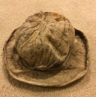 Vintage Miners Mining Canvas Bucket Hat Candle Wax 1900’s Cool