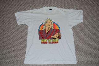 Wcw Nwa Vintage 1989 Nature Boy Ric Flair T - Shirt; White,  Large (l) ; Great Shape