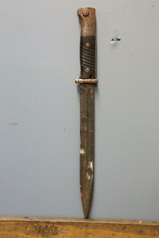 Ww2 German Early K98 Bayonet - Coppel G.  M.  B.  H.  Military Knife Vintage